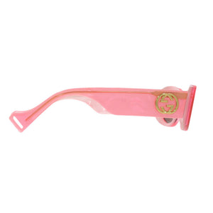 美品 グッチ インターロッキングG GG0517S プラスチック ピンク サングラス 0698【中古】GUCCI