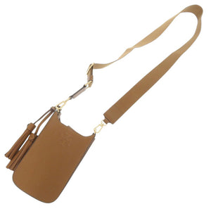 新品同様 トリーバーチ THEA CELLPHONE CROSSBODY レザー ブラウン ショルダーバッグ 茶 0710【中古】Tory Burch