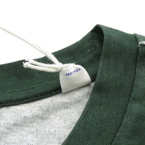 未使用品 バーバリー サイズM コットン グリーン 半袖Tシャツ 緑 0720【中古】BURBERRY メンズ