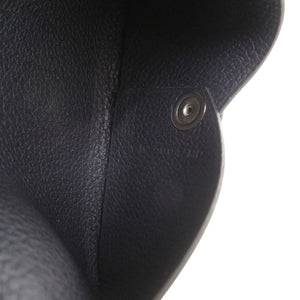 エルメス カルヴィ エバーカラー ブルーニュイ シルバー金具 Y刻印(2020年製) カードケース 財布 0730【中古】HERMES