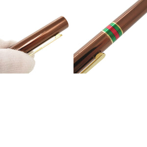 美品 グッチ ヴィンテージ シェリーライン ブラウン 万年筆 0733【中古】GUCCI