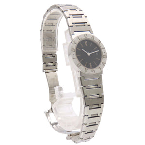 ブルガリ クオーツ ブルガリブルガリ BB26SS 腕時計 SS ブラック 黒文字盤 0809【中古】BVLGARI レディース