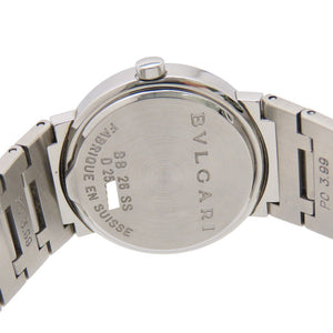 ブルガリ クオーツ ブルガリブルガリ BB26SS 腕時計 SS ブラック 黒文字盤 0809【中古】BVLGARI レディース