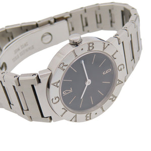 ブルガリ クオーツ ブルガリブルガリ BB26SS 腕時計 SS ブラック 黒文字盤 0809【中古】BVLGARI レディース