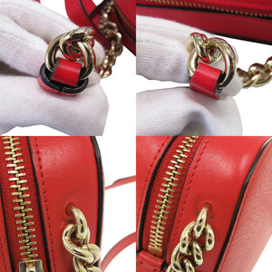 美品 クリスチャンルブタン ルビルゥ レザー レッド ショルダーバッグ 赤 0815【中古】Christian Louboutin