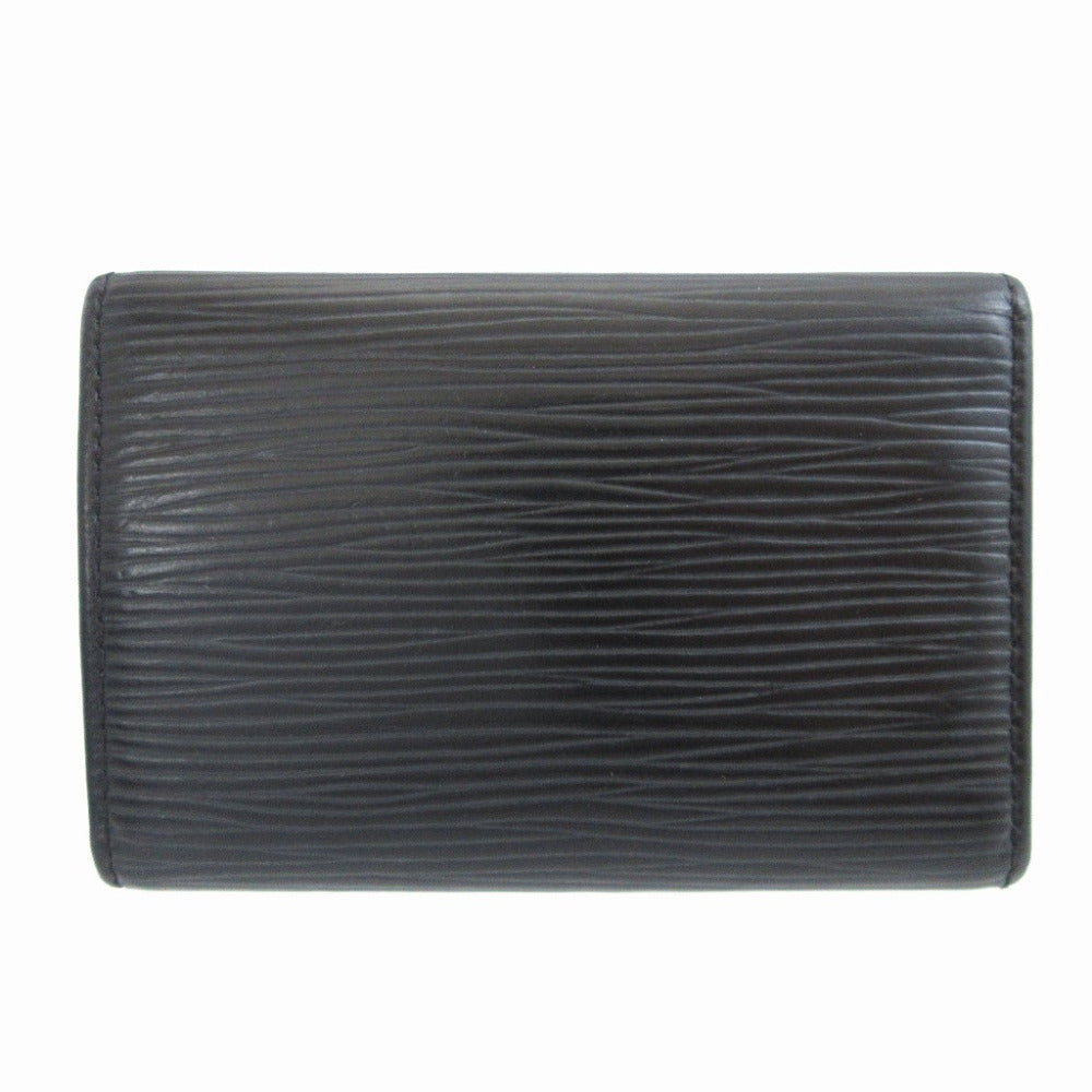 ルイヴィトン M63812 エピ LV ブラック 黒 6連 キーケース 0847【中古】LOUIS VUITTON