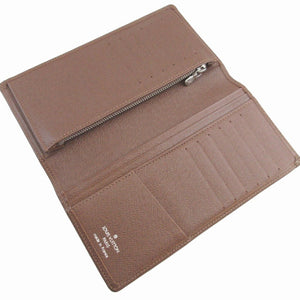 美品 ルイヴィトン M32578 タイガ ポルトフォイユ ブラザ グリズリ LV 2つ折り長財布 財布 0865【中古】LOUIS VUITTON