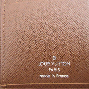 美品 ルイヴィトン M32578 タイガ ポルトフォイユ ブラザ グリズリ LV 2つ折り長財布 財布 0865【中古】LOUIS VUITTON