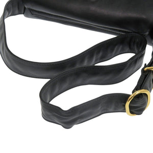 美品 ジルサンダー Cannolo カンノーロ スモール レザー ブラック ハンドバッグ 黒 ショルダーバッグ 0913【中古】JIL SANDER