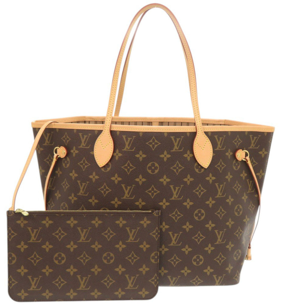 新品同様 ルイ ヴィトン ネヴァーフルMM ポーチ付 モノグラム M40995 トートバッグ LV 0944【中古】LOUIS VUITTON