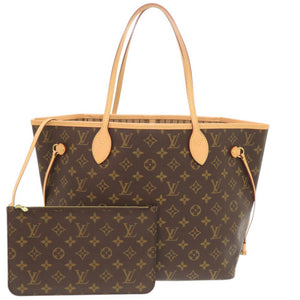 新品同様 ルイ ヴィトン ネヴァーフルMM ポーチ付 モノグラム M40995 トートバッグ LV 0944【中古】LOUIS VUITTON