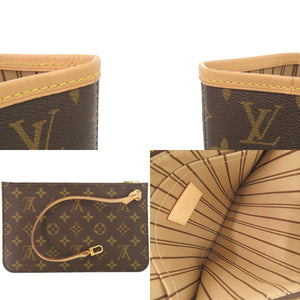 新品同様 ルイ ヴィトン ネヴァーフルMM ポーチ付 モノグラム M40995 トートバッグ LV 0944【中古】LOUIS VUITTON