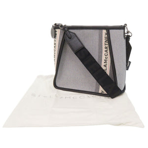 新品同様 ステラマッカートニー 557906 キャンバス グレー ショルダーバッグ 0955【中古】Stella McCartney