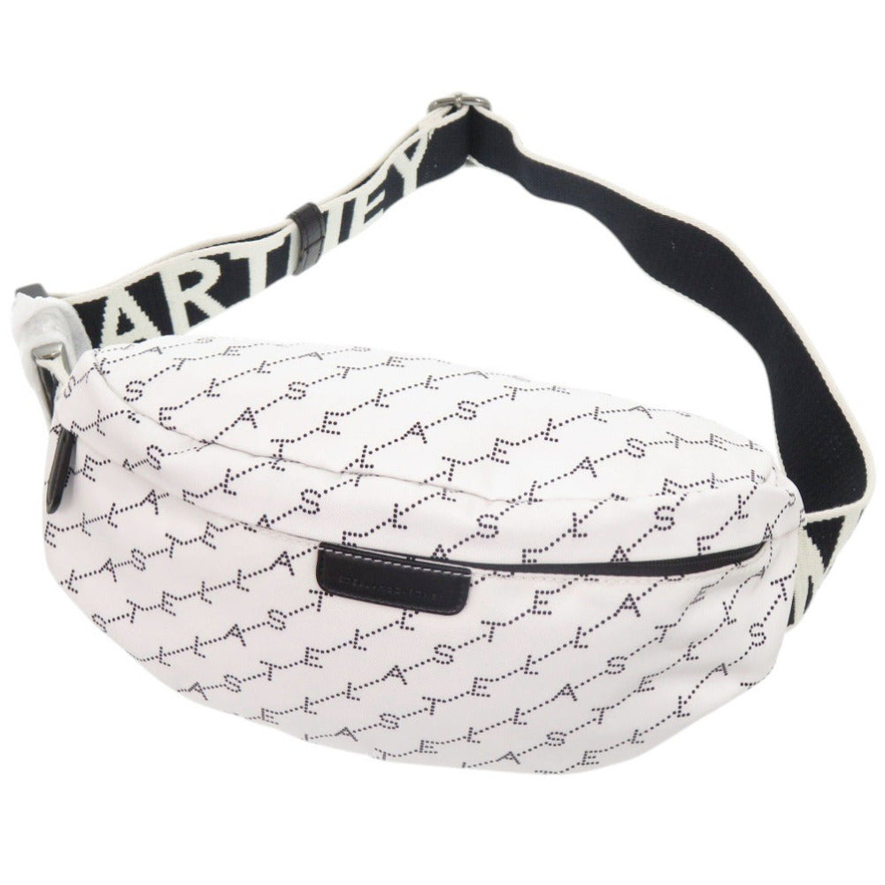 美品 ステラマッカートニー ホワイト ボディバッグ ウエストバッグ 白 0956【中古】Stella McCartney