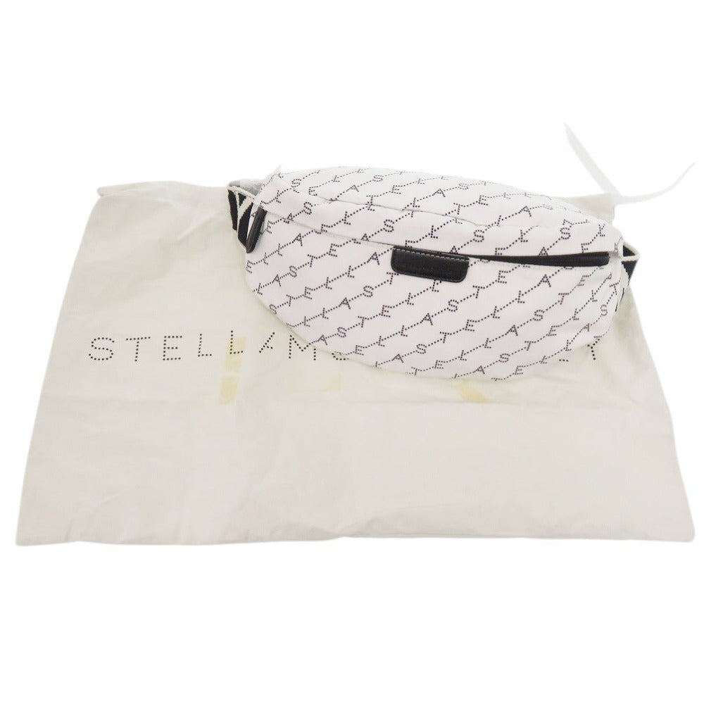 美品 ステラマッカートニー ホワイト ボディバッグ ウエストバッグ 白 0956【中古】Stella McCartney