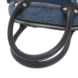 美品 ディーゼル DSL-1978 パッチワークデニム ブルー 2way ハンドバッグ 0972 青【中古】DIESEL