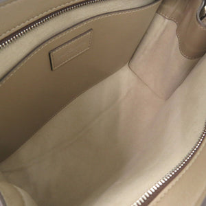 美品 ジェイアンドエムデヴィッドソン ELLE エル スタッズ レザー グレージュ ショルダーバッグ 0999【中古】J&M Davidson