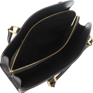 新品同様 ジェイアンドエムデヴィッドソン ビューロー レザー ブラック 黒 トートバッグ 1000【中古】J&M Davidson