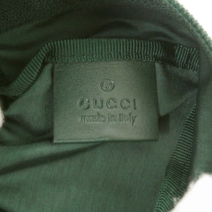 美品 グッチ GG 224090 グリーン ポーチ 緑 1037【中古】GUCCI
