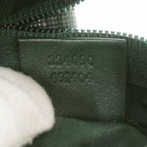 美品 グッチ GG 224090 グリーン ポーチ 緑 1037【中古】GUCCI