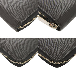 美品 ルイ ヴィトン ジッピーオーガナイザー エピ M60632 ノワール ラウンドファスナー 長財布 黒 LV 1039【中古】LOUIS VUITTON メンズ