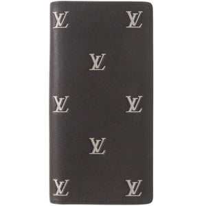 美品 ルイ ヴィトン LV ブラゾン ポルトフォイユ ブラザ NM M83190 IC レザー ブラック 長財布 黒 LV 1049【中古】LOUIS VUITTON メンズ