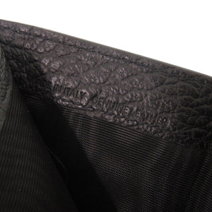 新品同様 メゾン マルジェラ 4ステッチ レザー ブラック 三つ折り財布 黒 1075【中古】Maison Margiela