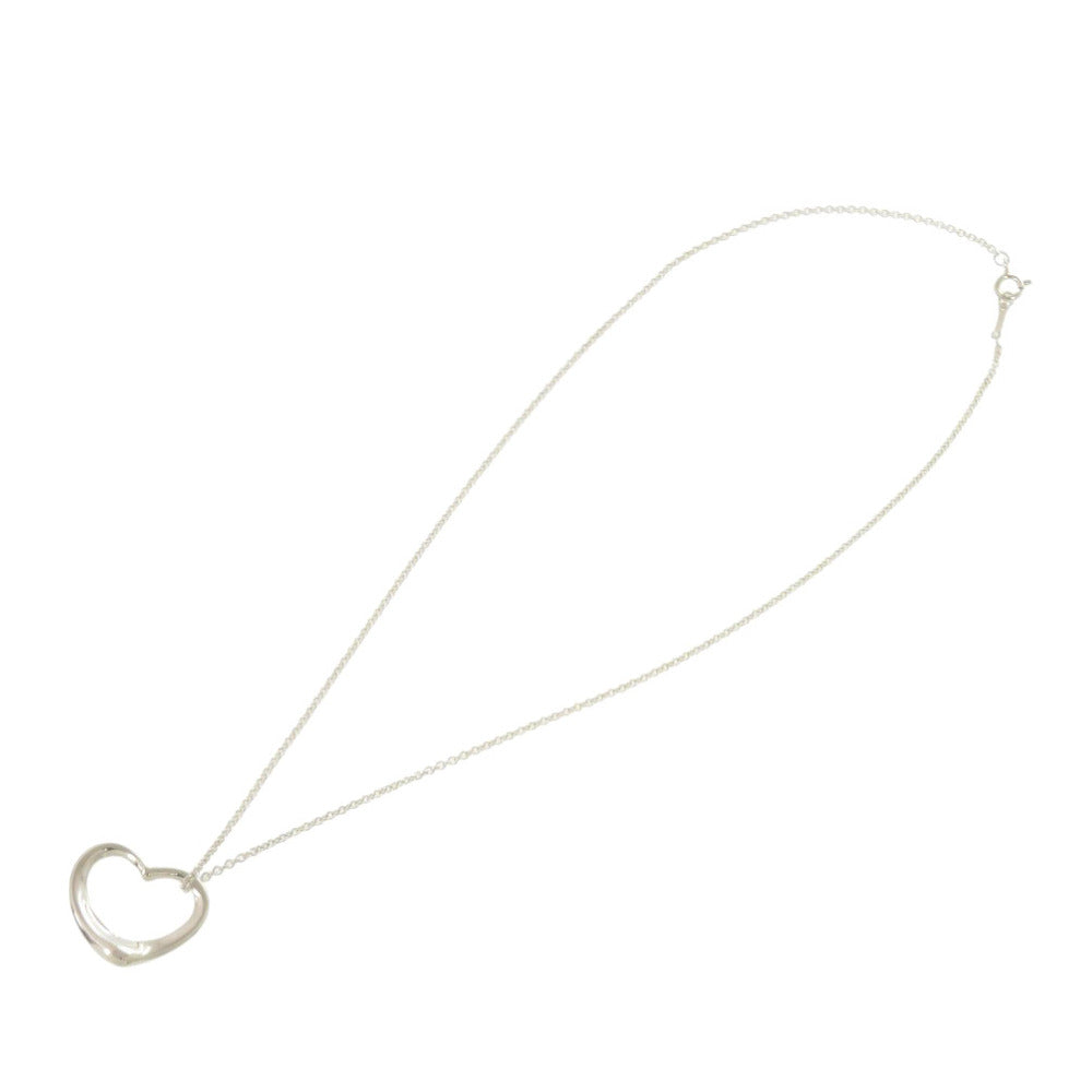 美品 ティファニー オープンハート エルサペレッティ ネックレス シルバー925 1076【中古】TIFFANY&Co.