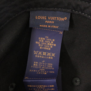 新品同様 ルイ ヴィトン キャップ マイ LV パリ サイズM M7587M コットン ブラック 帽子 キャップ 黒 LV 1091【中古】LOUIS VUITTON