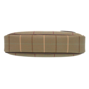 バーバリー チェック ナイロン カーキ ブラウン ショルダーバッグ 1091【中古】BURBERRY