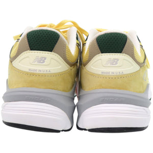未使用品 ニューバランス U990TE6 スウェード イエロー 黄 スニーカー メンズ 1098【中古】NEW BALANCE