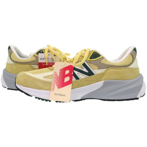 未使用品 ニューバランス U990TE6 スウェード イエロー 黄 スニーカー メンズ 1098【中古】NEW BALANCE