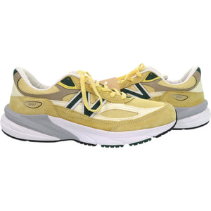 未使用品 ニューバランス U990TE6 スウェード イエロー 黄 スニーカー メンズ 1098【中古】NEW BALANCE
