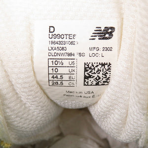 未使用品 ニューバランス U990TE6 スウェード イエロー 黄 スニーカー メンズ 1098【中古】NEW BALANCE