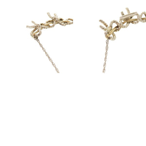 美品 ティファニー トリプルリボン シルバー925 K18YG 750YG ネックレス シルバー イエローゴールド 1141【中古】TIFFANY&Co.