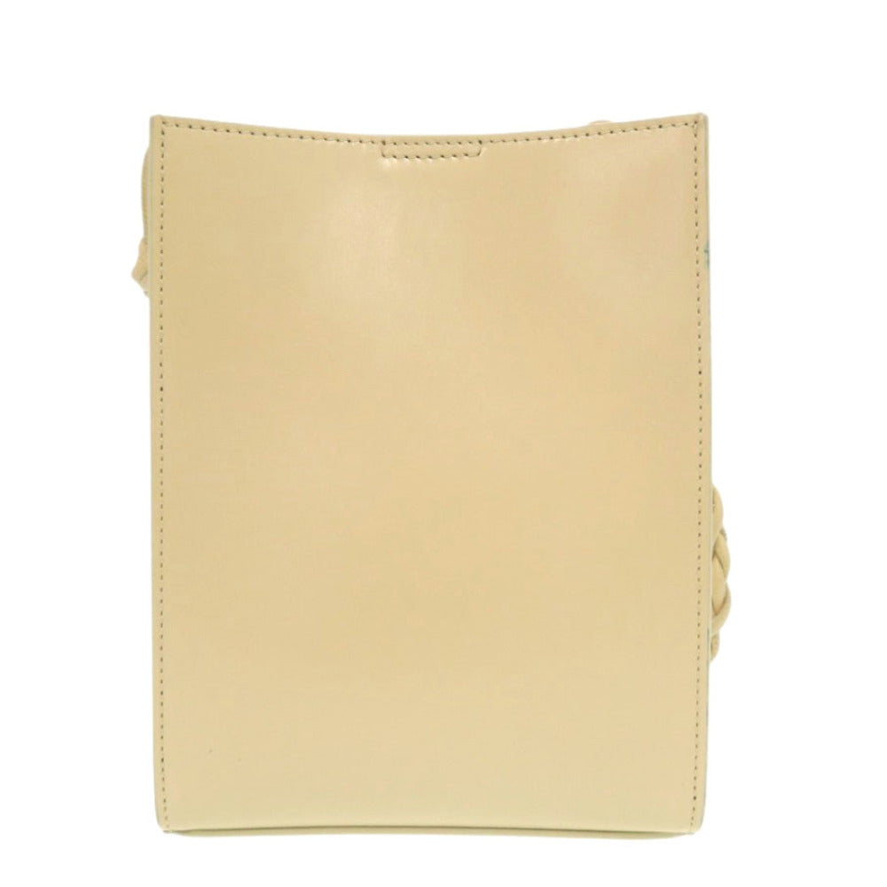 美品 ジルサンダー タングル SM レザー イエロー ショルダーバッグ 1142【中古】JIL SANDER