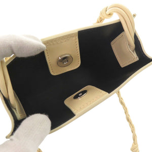 美品 ジルサンダー タングル SM レザー イエロー ショルダーバッグ 1142【中古】JIL SANDER