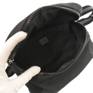 美品 グッチ ボディバッグ 5096643 GGナイロン ブラック ウエストバッグ 黒 1164【中古】GUCCI