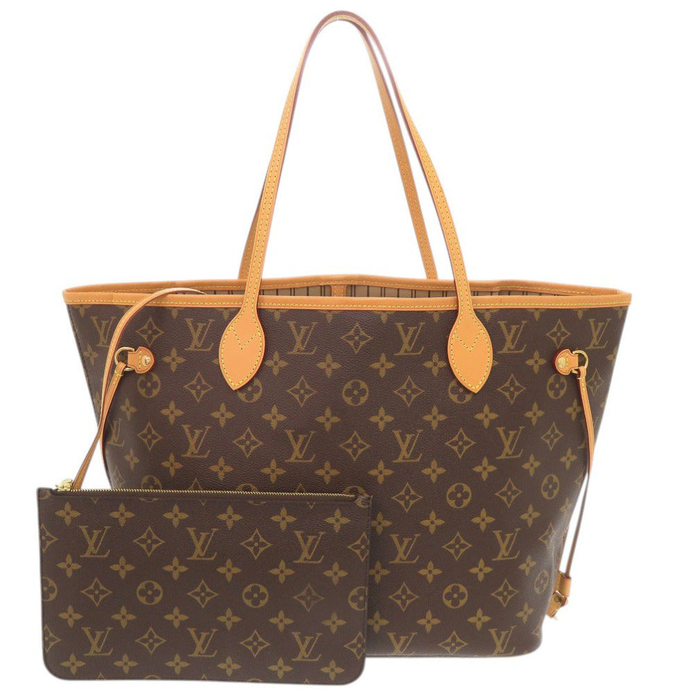 美品 ルイ ヴィトン ネヴァーフルMM ポーチ付 モノグラム M40995 トートバッグ LV 1165【中古】LOUIS VUITTON