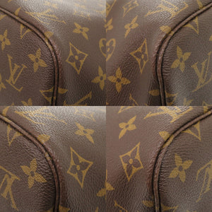 美品 ルイ ヴィトン ネヴァーフルMM ポーチ付 モノグラム M40995 トートバッグ LV 1165【中古】LOUIS VUITTON