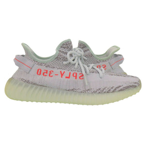 未使用品 アディダス オリジナルス イージーブースト YEEZY BOOST 350 V2 B37571 27cm 合成繊維 ゴム ブルーティント BLUE TINT グレー レッド スニーカー 靴 1172【中古】adidas メンズ