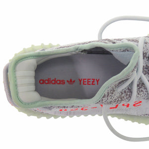 未使用品 アディダス オリジナルス イージーブースト YEEZY BOOST 350 V2 B37571 27cm 合成繊維 ゴム ブルーティント BLUE TINT グレー レッド スニーカー 靴 1172【中古】adidas メンズ