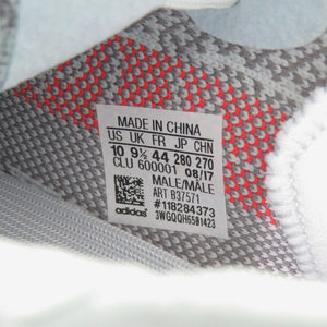 未使用品 アディダス オリジナルス イージーブースト YEEZY BOOST 350 V2 B37571 27cm 合成繊維 ゴム ブルーティント BLUE TINT グレー レッド スニーカー 靴 1172【中古】adidas メンズ