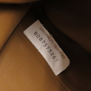 美品 ボッテガヴェネタ ポーチ レザー ブラウン クラッチバッグ 茶 1215【中古】BOTTEGAVENETA
