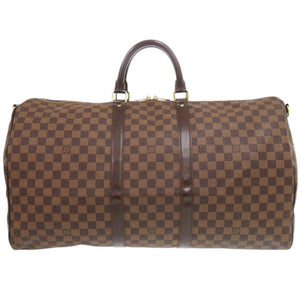 美品 ルイ ヴィトン キーポルバンドリエール55 ダミエ N41414 ボストンバッグ LV 1222【中古】LOUIS VUITTON