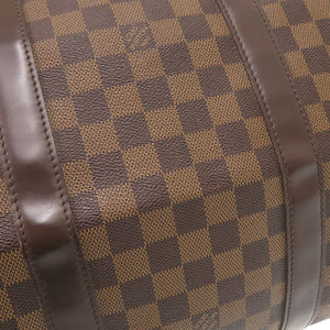 美品 ルイ ヴィトン キーポルバンドリエール55 ダミエ N41414 ボストンバッグ LV 1222【中古】LOUIS VUITTON
