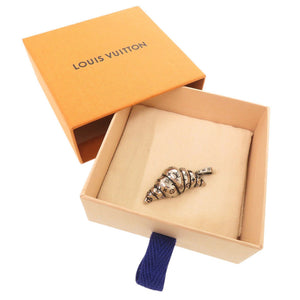 美品 ルイ ヴィトン チャーム LVクロワッサン ミディアム M03127 メタル シルバー ペンダントトップ LV 1225【中古】LOUIS VUITTON