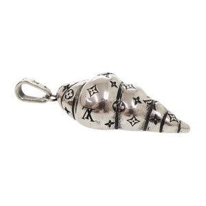 美品 ルイ ヴィトン チャーム LVクロワッサン ミディアム M03127 メタル シルバー ペンダントトップ LV 1225【中古】LOUIS VUITTON