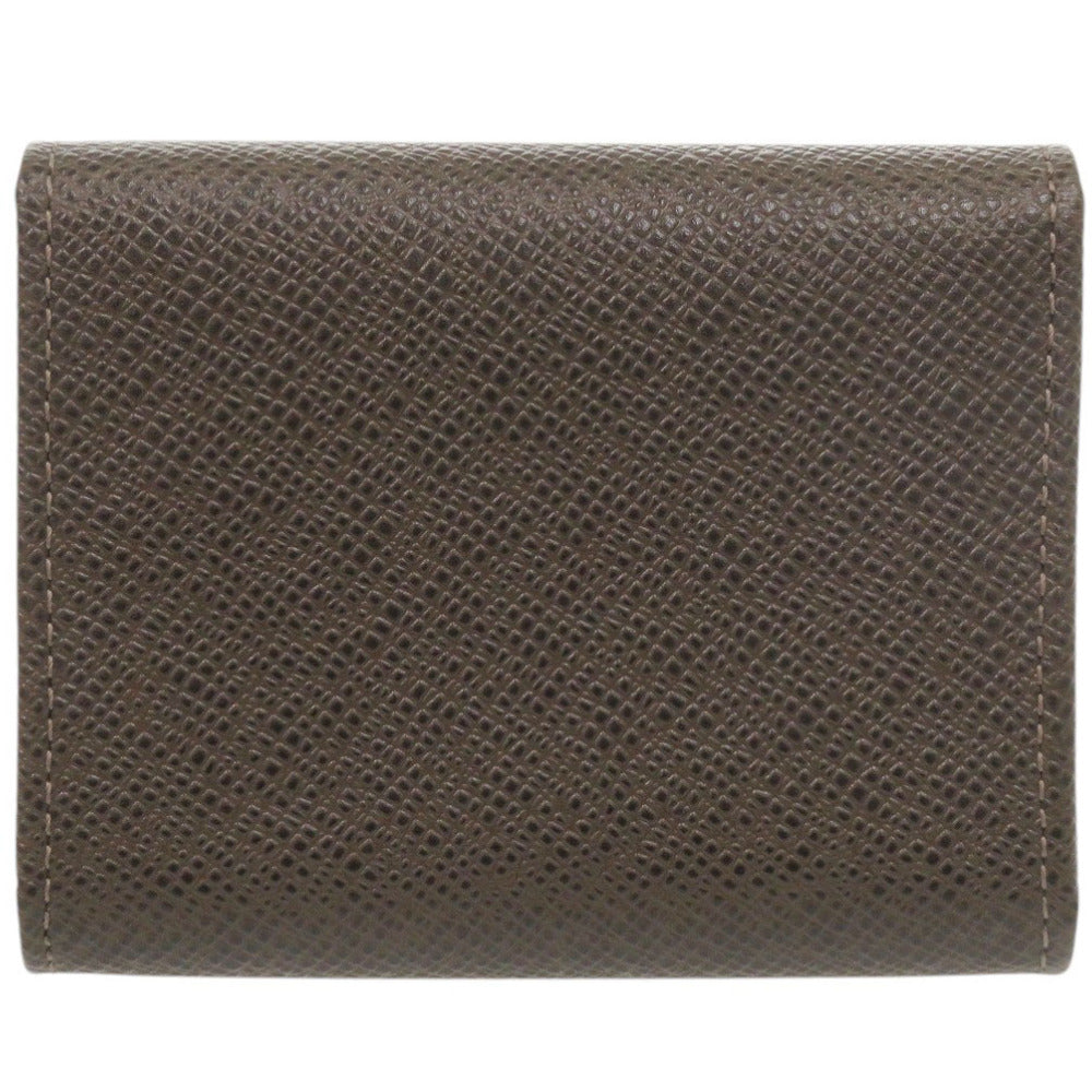 美品 ルイ ヴィトン ポルトモネ セルゲイ タイガ M32568 グリズリ コインケース 財布 茶 LV 1265【中古】LOUIS VUITTON メンズ