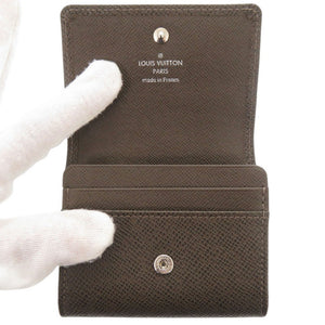 美品 ルイ ヴィトン ポルトモネ セルゲイ タイガ M32568 グリズリ コインケース 財布 茶 LV 1265【中古】LOUIS VUITTON メンズ